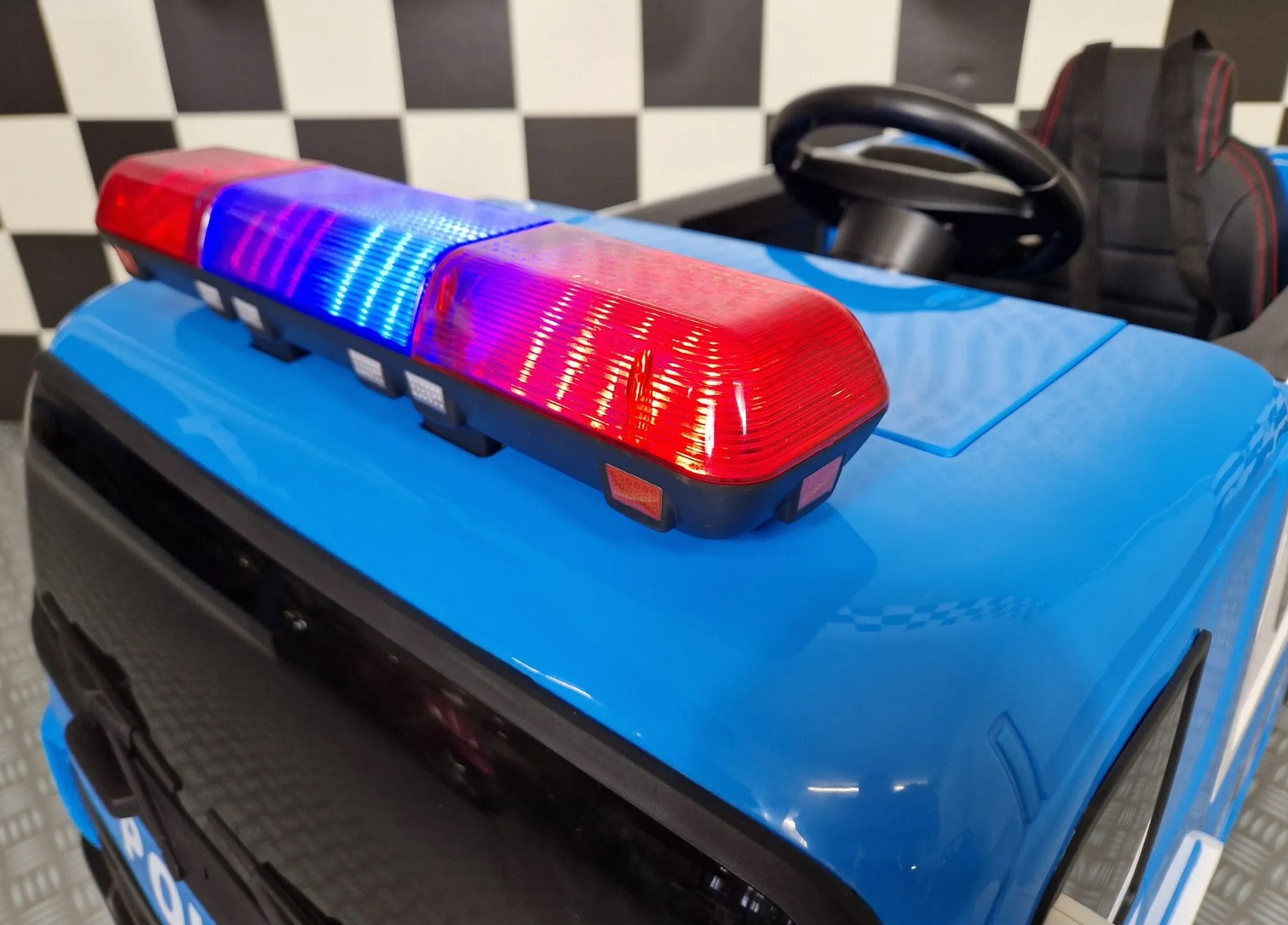 Batteriefahrzeug für Kinder Polizeifahrzeug, Polizeibus, Polizeitruck, Elektro Kinderfahrzeug