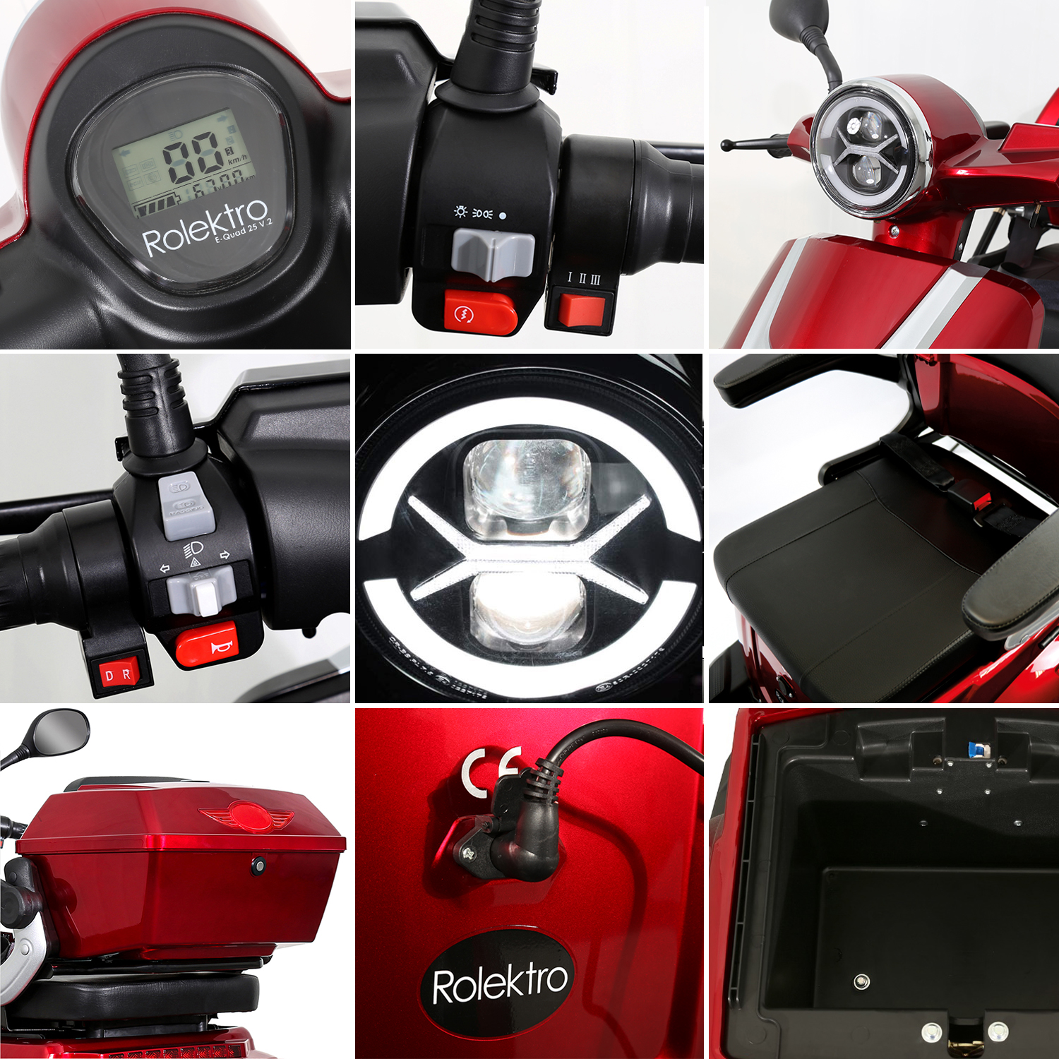 Rolektro E-Quad 25 V.2 Blei-Gel - 4 Rad Seniorenmobil