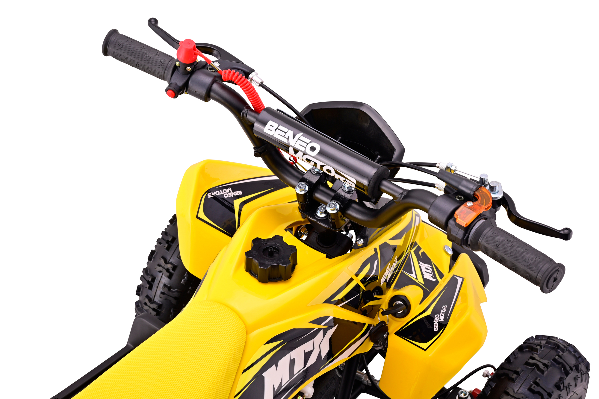 ATV Mini Anfänger Quad für Kinder Beneo Motors MTX, 49cc Benzin Kinderquad 40 km/h