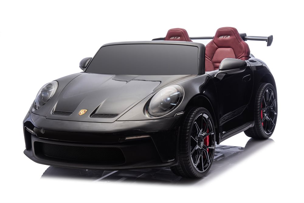 Kinderfahrzeug Porsche Spyder 911 GT3 2 Sitzer, 2 starke Elektromotoren bis 8 km/h