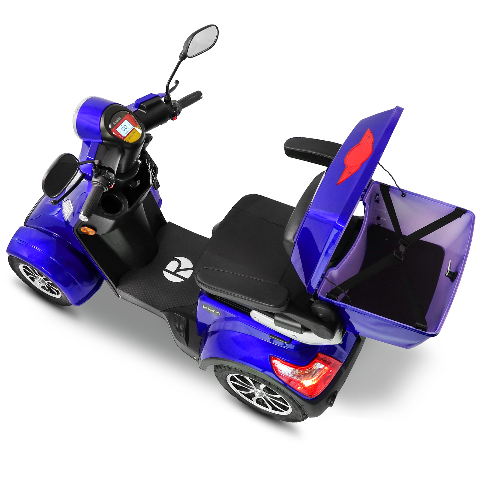 Rolektro E-Quad 25 V.3 Lithium Akku herausnehmbar - 4 Rad Seniorenmobil