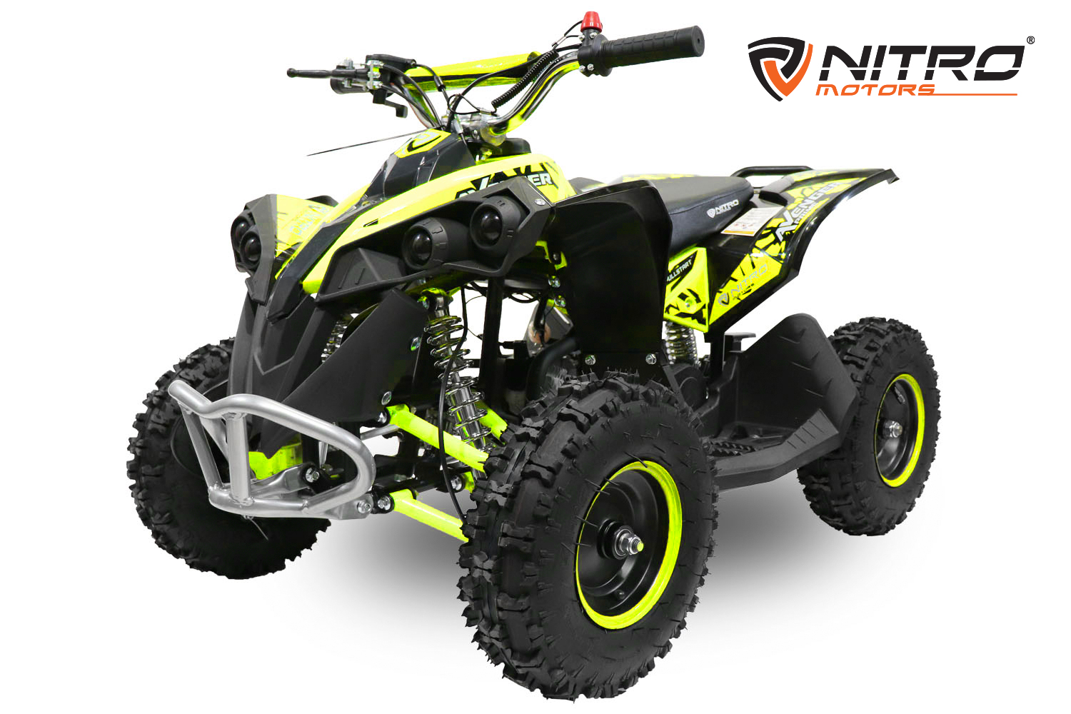 NITRO MOTORS 49cc mini Kinder Quad Avenger PRM 6 Zoll, Atv Kinderquad Benzinquad