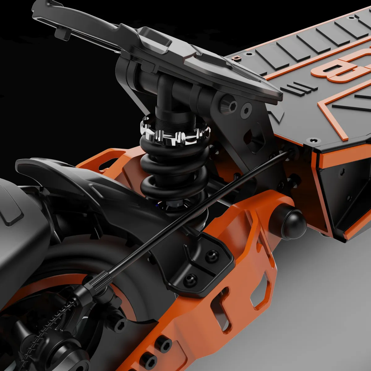 Elektro-Scooter RCB D7 Ultra E-Scooter 20.8Ah NFC mit Straßenzulassung bis 100 km Reichweite