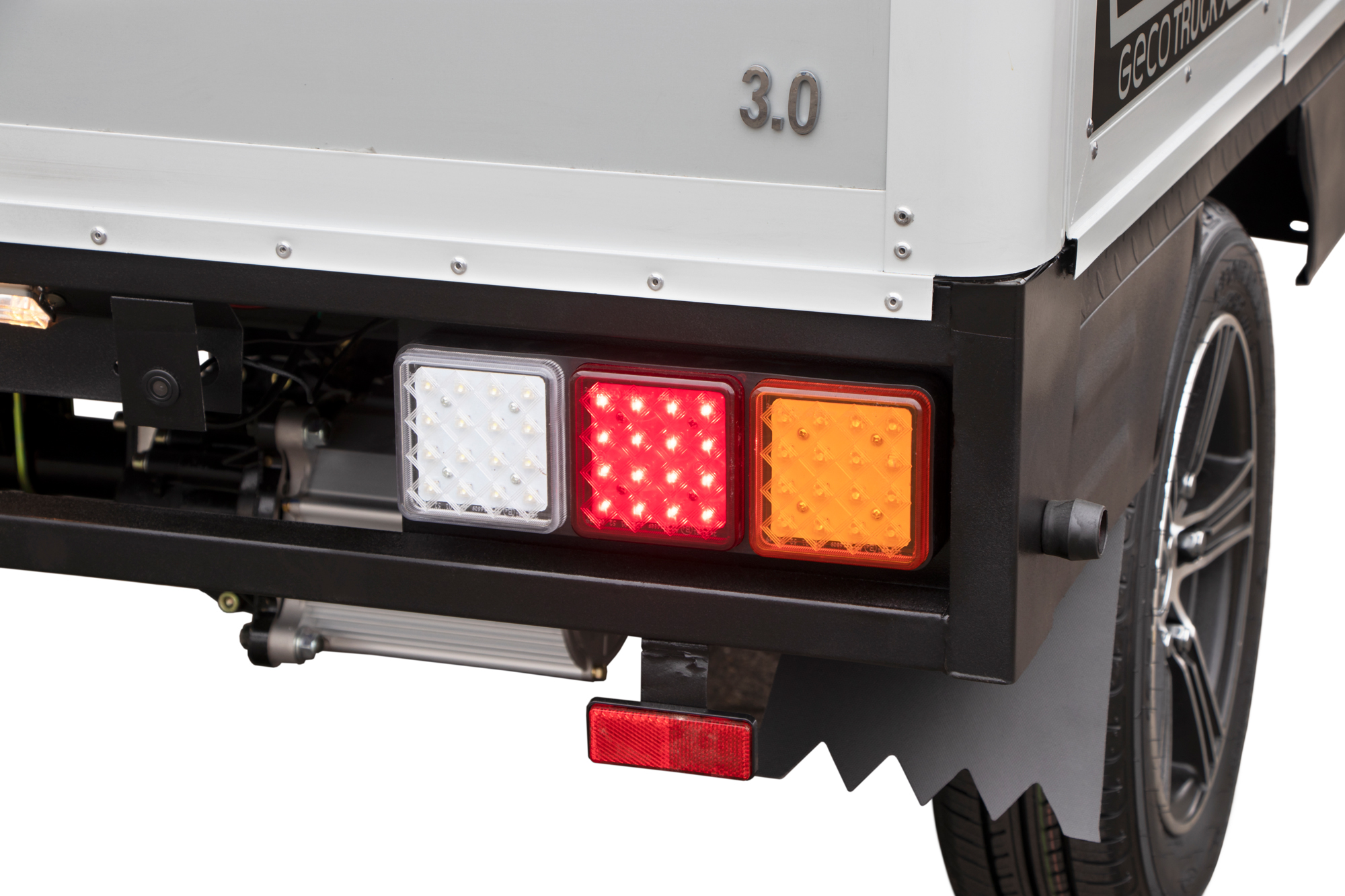 Elektroauto Lieferwagen, Lieferfahrzeug Elektro GECO Truck XC V9 Pickup Kofferaufbau, Elektro Transporter