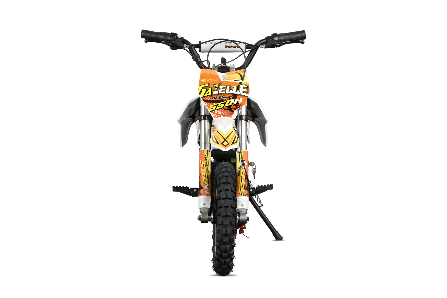 Kinder Elektrobike, Crossbike Nitro Motors Gazelle 550 Watt, 24V, DLX 10 Zoll, Elektro Dirtbike Deluxe für Kinder