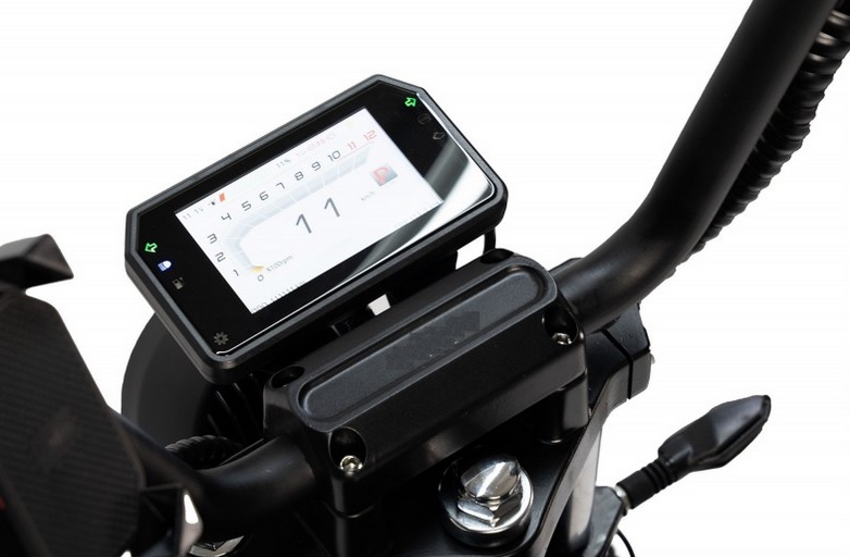 Elektroroller 2-Rad Chopper HL 6.0 mit TFT-Display, Elektro-Roller bis 45 km/h, bis 120 km Reichweite
