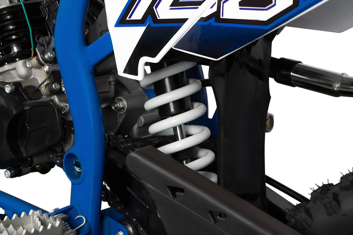 NITRO MOTORS 50cc midi Kinder Dirtbike NRG50 RS 14/12 Zoll, Kinder Crossbike, Kindermotorrad mit 50 km/h