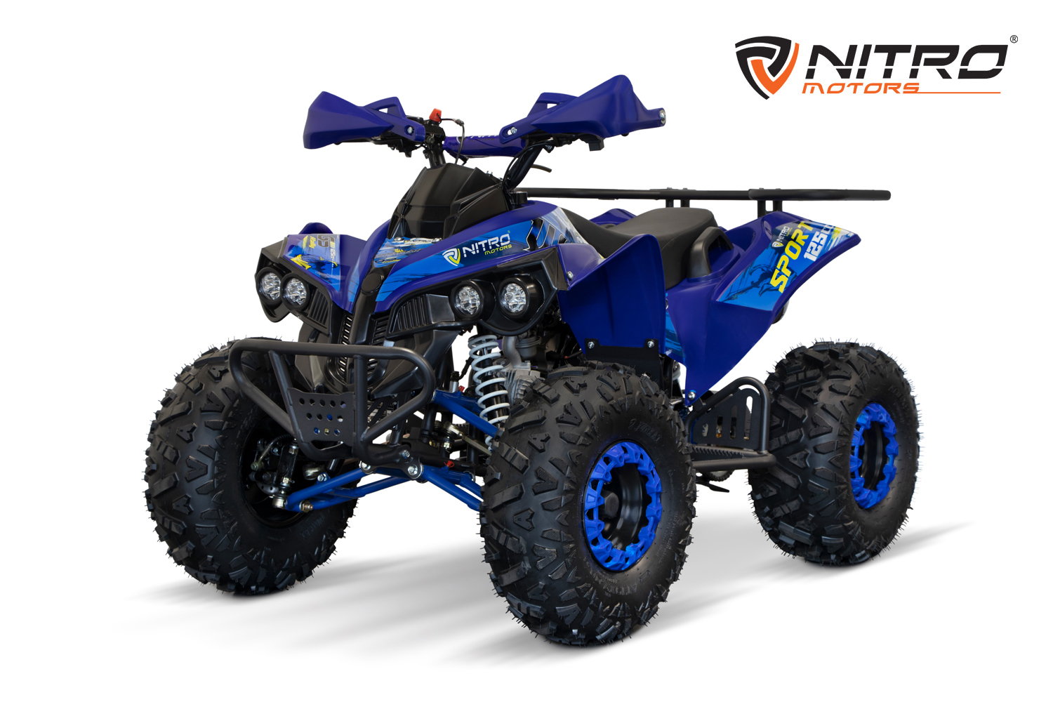 NITRO MOTORS Benzinquad 125cc midi Kinder Quad Warrior GS S8-A Sport - bis 55 km/h und 8 Zoll