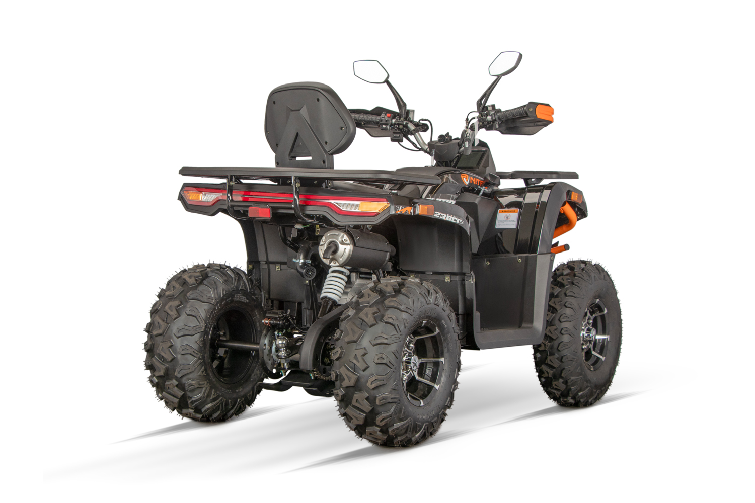 NITRO MOTORS 230cc maxi Quad Tricia CVT RS10 Platin wahlweise Seilwinde und Anhängerkupplung