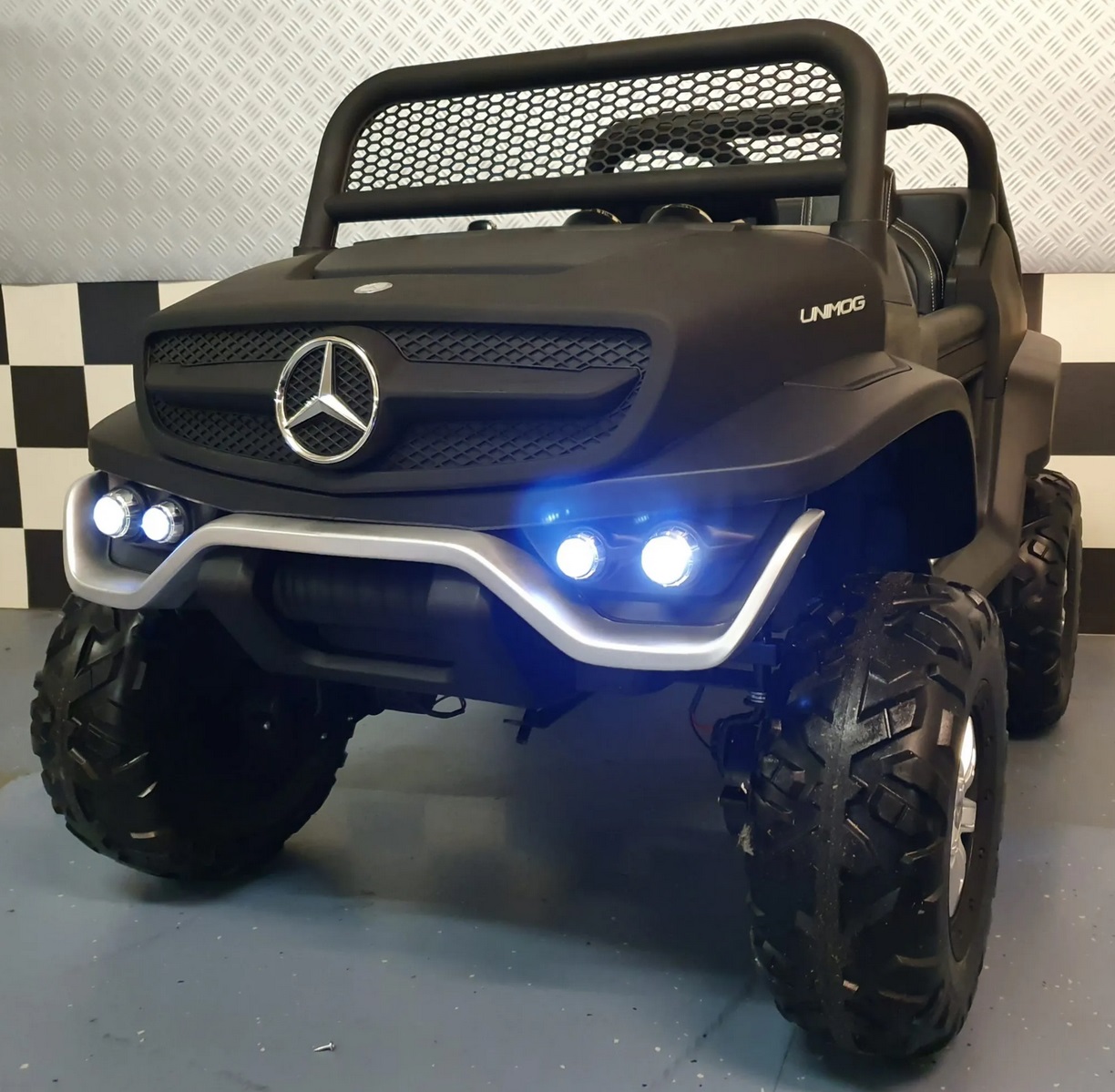 Elektro Kinderauto Mercedes Benz Unimog, Elektrofahrzeug für Kinder, Kinderfahrzeug, Electric Car