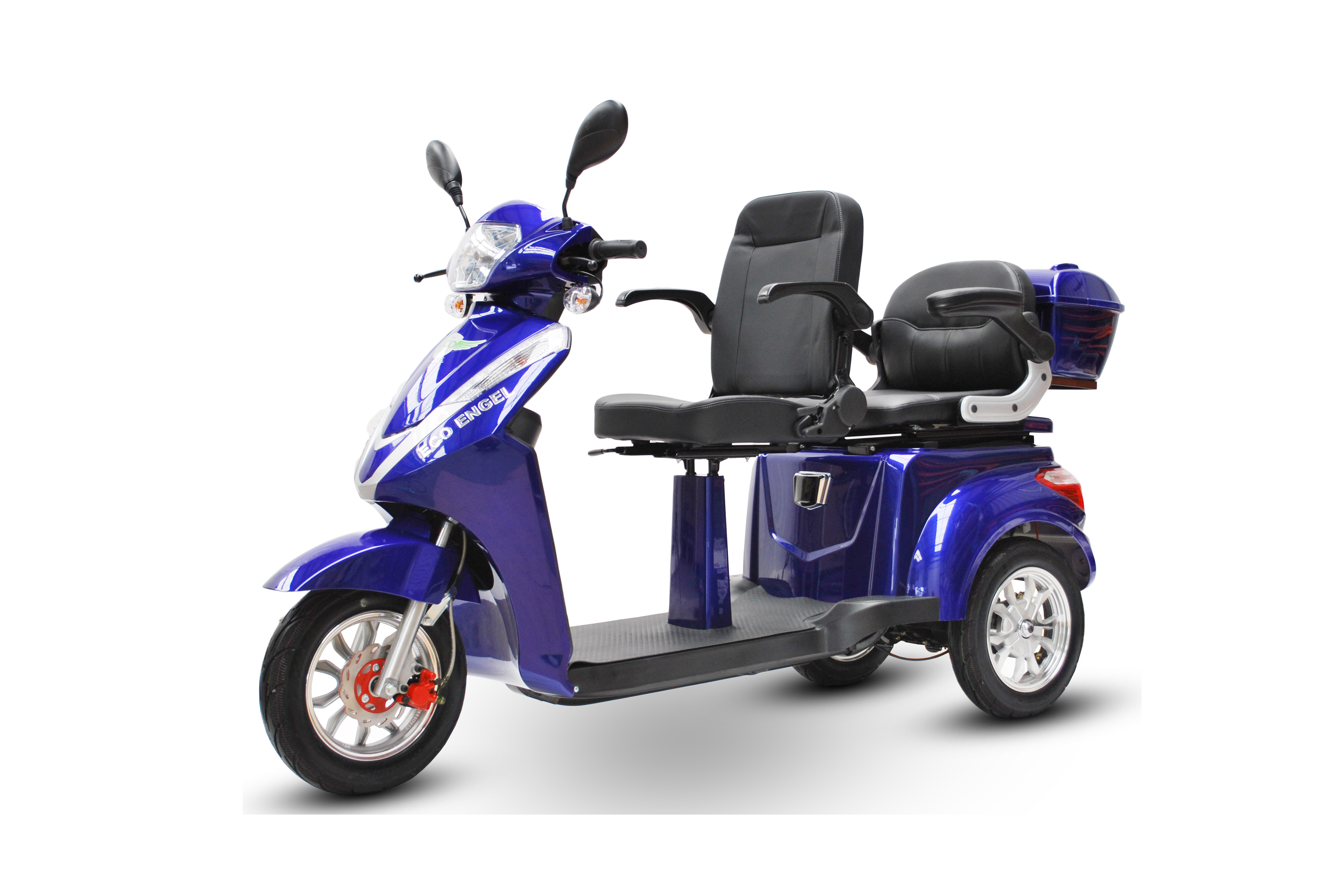 3 Rad Elektroroller DUO Doppelsitzer - Eco Engel 503 - Seniorenroller mit 2 Sitzen - 25 km/h (Blei/Lithium)