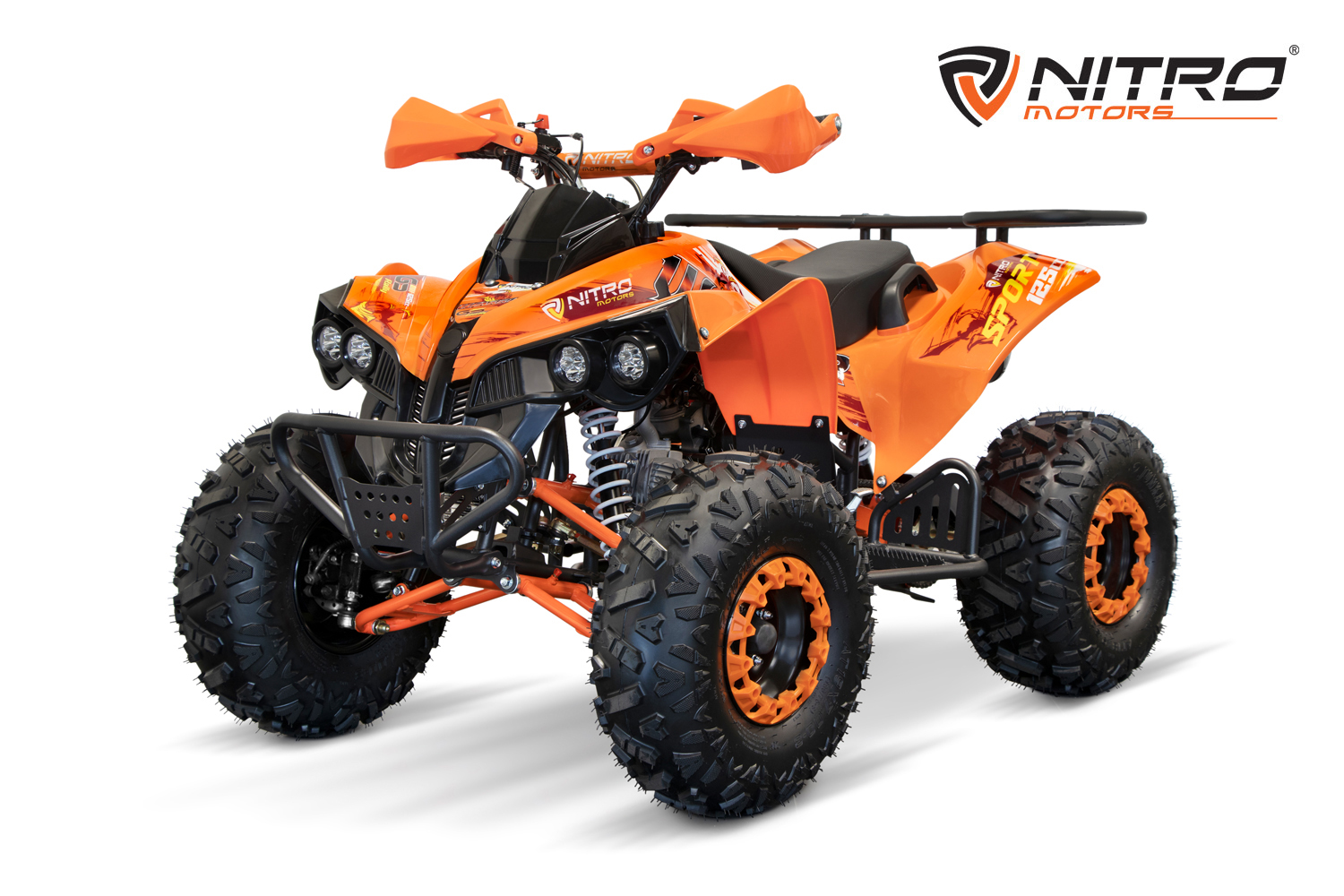 NITRO MOTORS Benzinquad 125cc midi Kinder Quad Warrior GS S8-A Sport - bis 55 km/h und 8 Zoll