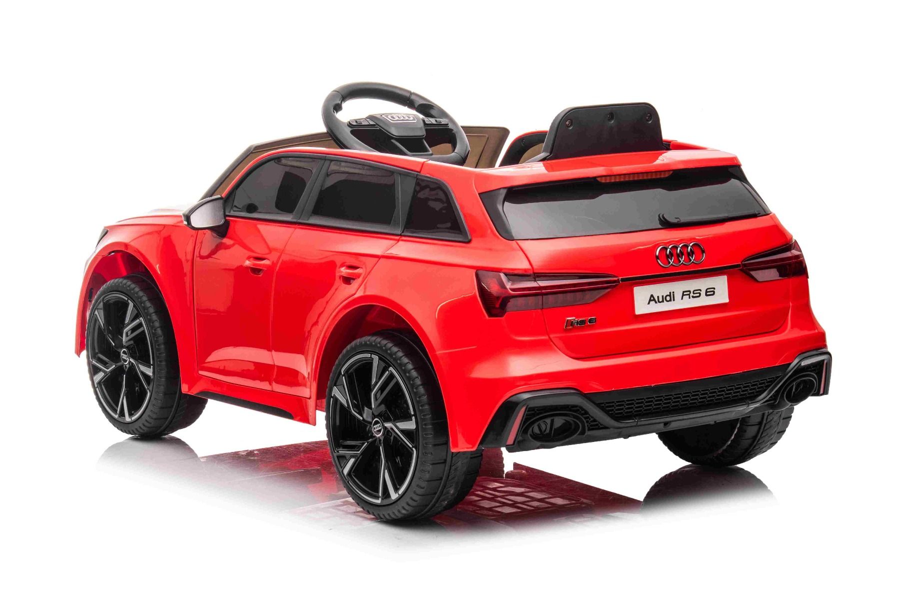 Elektro Kinderfahrzeug Audi RS6, Elektro Kinderauto mit 2x25 Watt, Elektroauto für Kinder zum selber Fahren