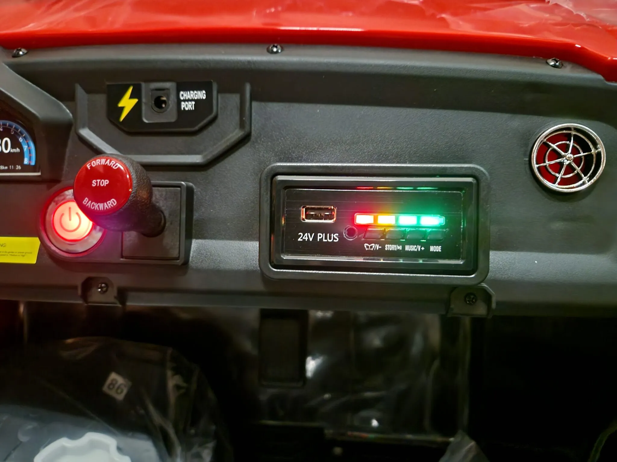 Elektro Kinderauto 2 x 300 Watt - 16 km/h Power Buggy Allrad für 2 Kinder - 2 Sitzer Elektrobuggy, Kinderbuggy