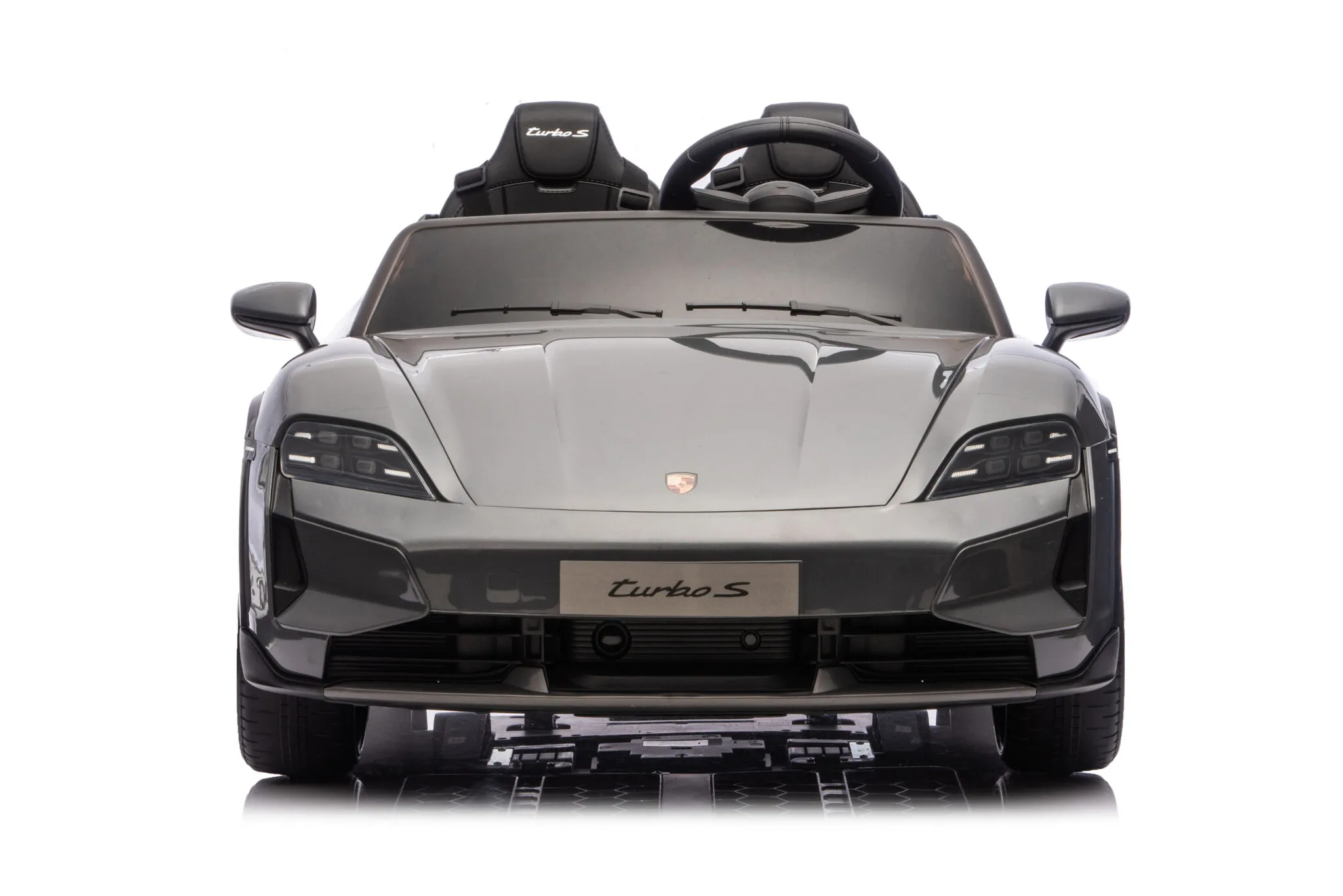 Kinder Elektrofahrzeug Porsche Taycan - Zweisitzer mit 2x90 Watt, Elektro Kinderauto