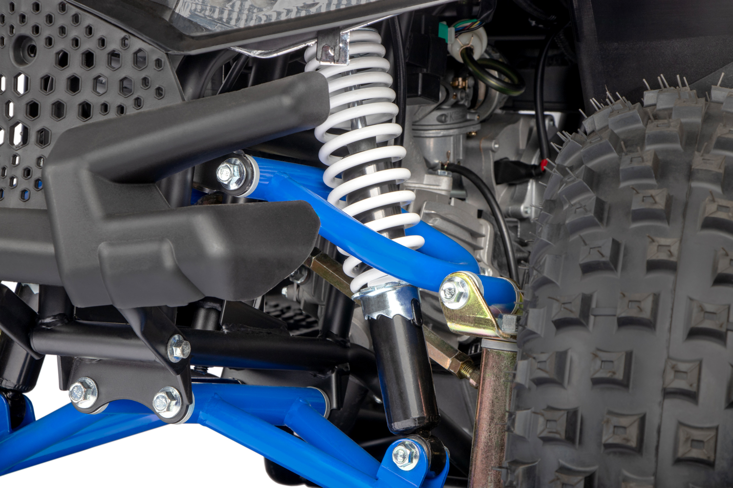 NITRO MOTORS 125cc mini Kinder Quad Cooba RG-7 PRM 7 Zoll, Benzinquad für Kinder, Kinderquad bis 55 km/h