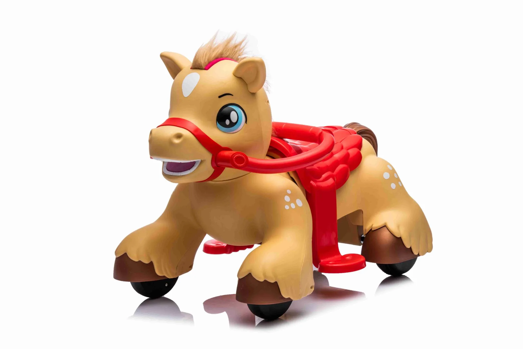 elektrisches Pony zum selbst Fahren, 2x20 Watt für kleine Kinder, Kinderpony