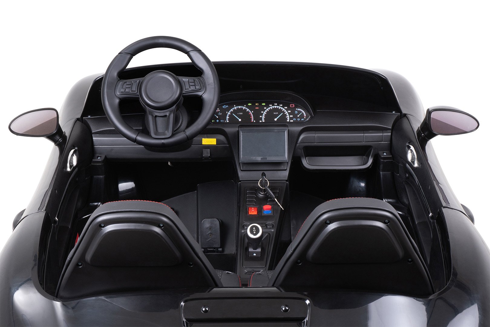XXL Elektro-Kinderauto - 15 km/h Kinderfahrzeug Elektro YSA021A - Doppelsitzer 180 Watt