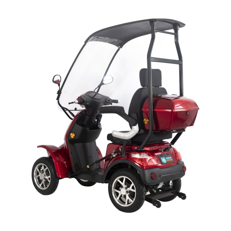 4-Rad Senioren-Roller mit Dach VITA CARE 4000, Seniorenmobil BleiGel / Lithium, vierrädriges Senioren-Quad bis 25 km/h