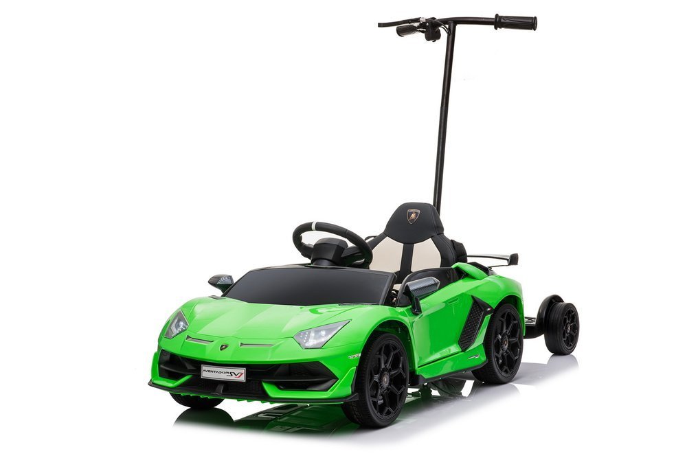 Elektro Kinderauto Lamborghini Aventador SX2018 mit Schiebestange und Stehplatz, 2x45Watt