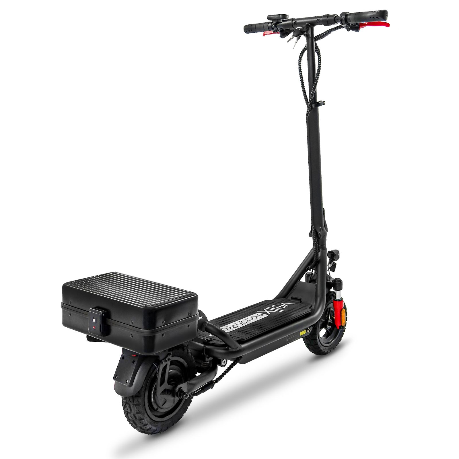 Velix E-Kick 20 km/h Pro, 350 Watt Elektroroller ab 14 Jahren - Elektroscooter klappbar, 2 Stück entnehmbarer Akku + Heckkoffer