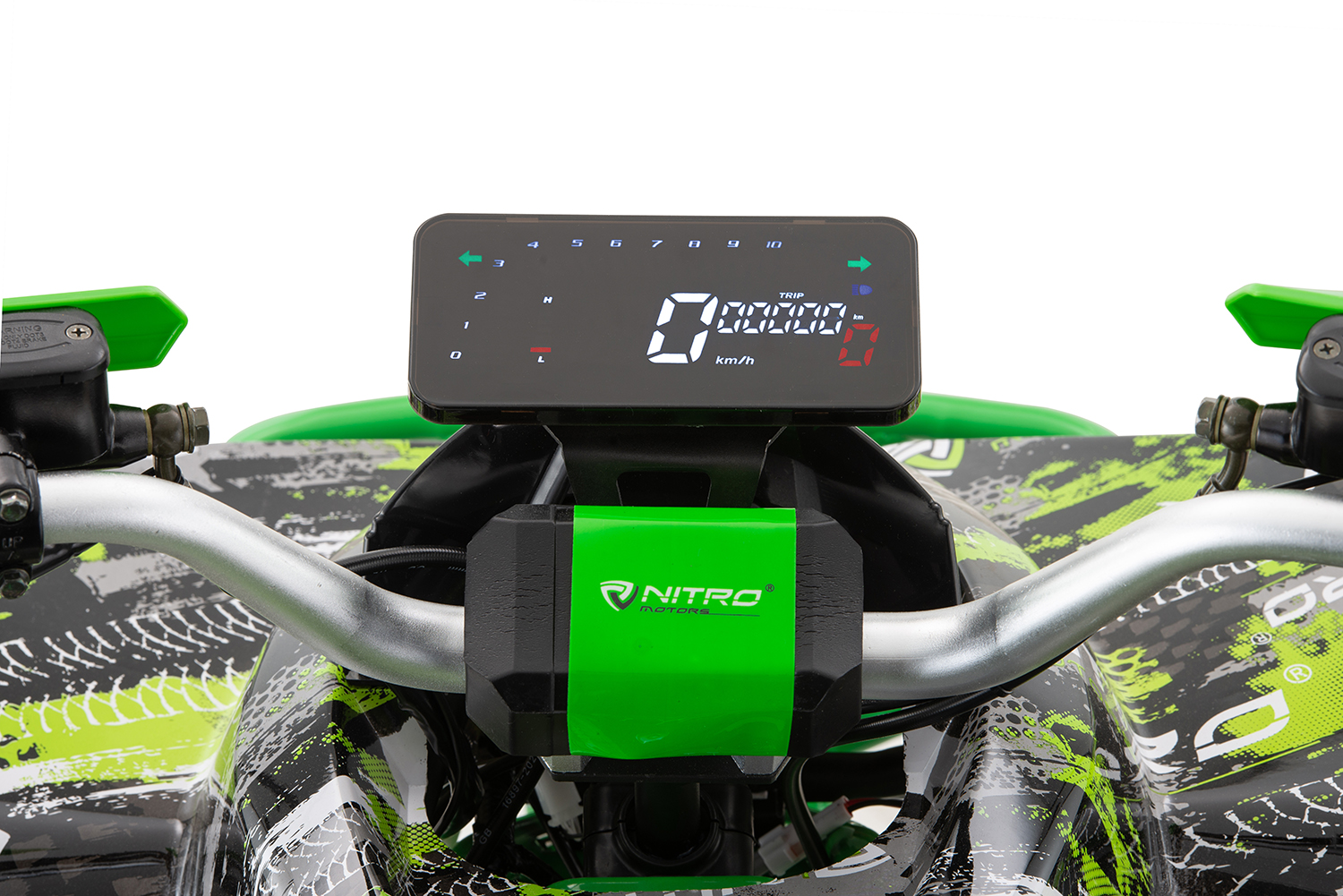 NITRO MOTORS 1500W Elektroquad für Kinder, 60V Eco midi Kinder Quad Warrior Graffiti Sport 8", Wellenantrieb mit Differential
