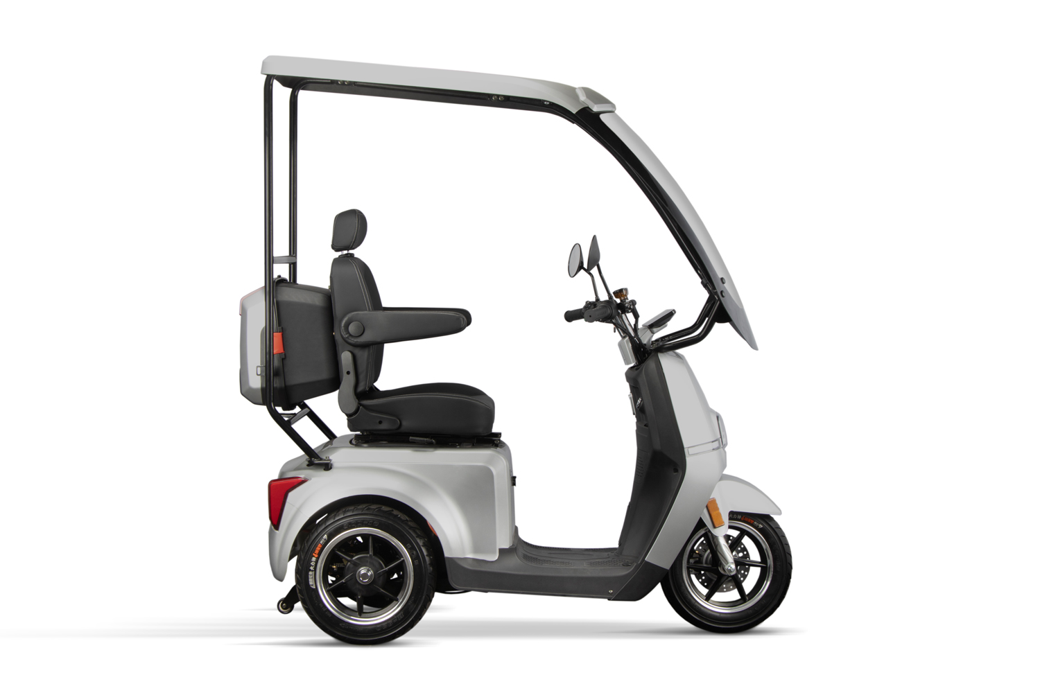 Seniorenmobil mit Dach Geco Senio U1 1000 Watt, 3-Rad Elektromobil Seniorenroller