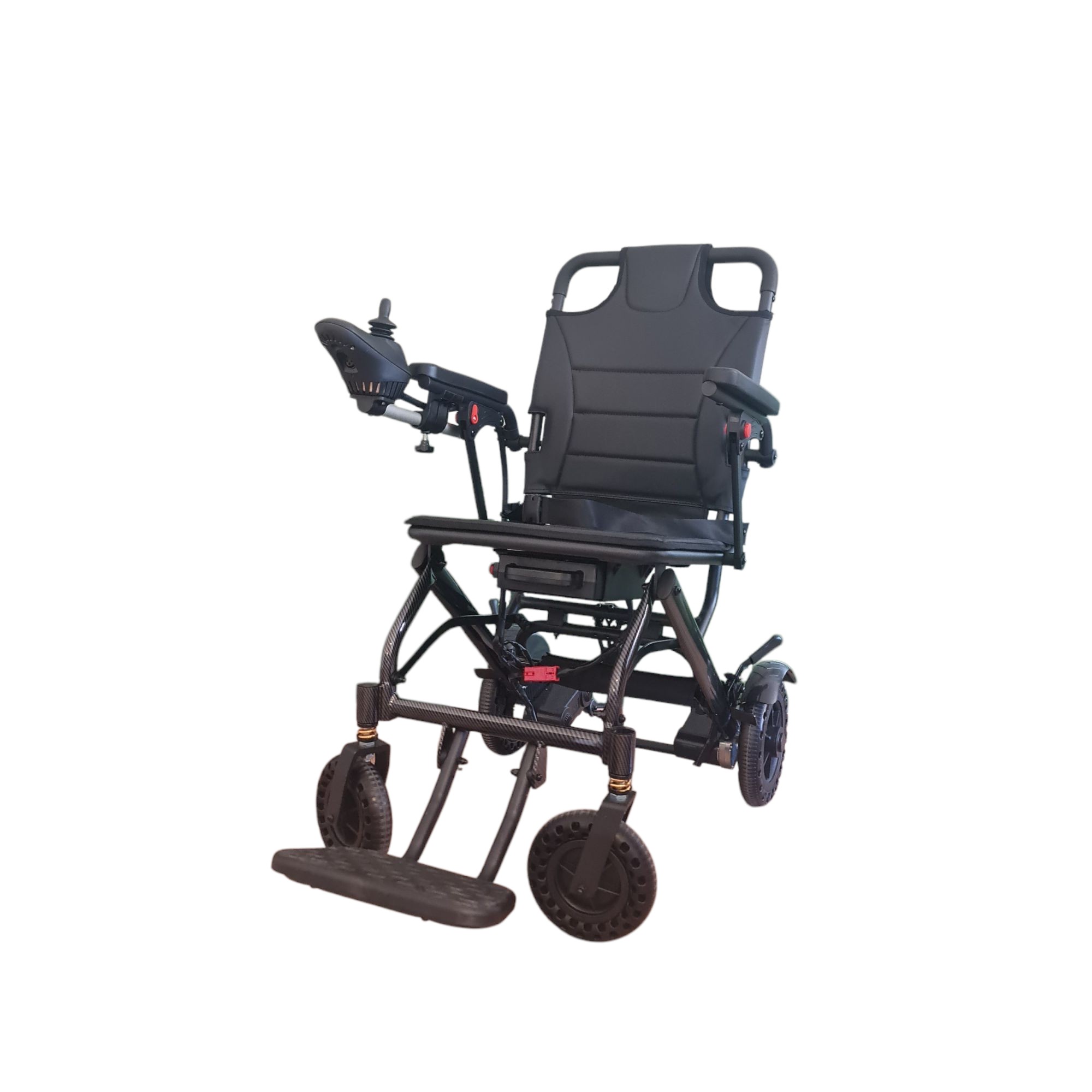 ENEWAY Electric Wheel Chair-33 - Elektrorollstuhl aus Carbon - faltbar - E-Krankenfahrstuhl bis 6 km/h