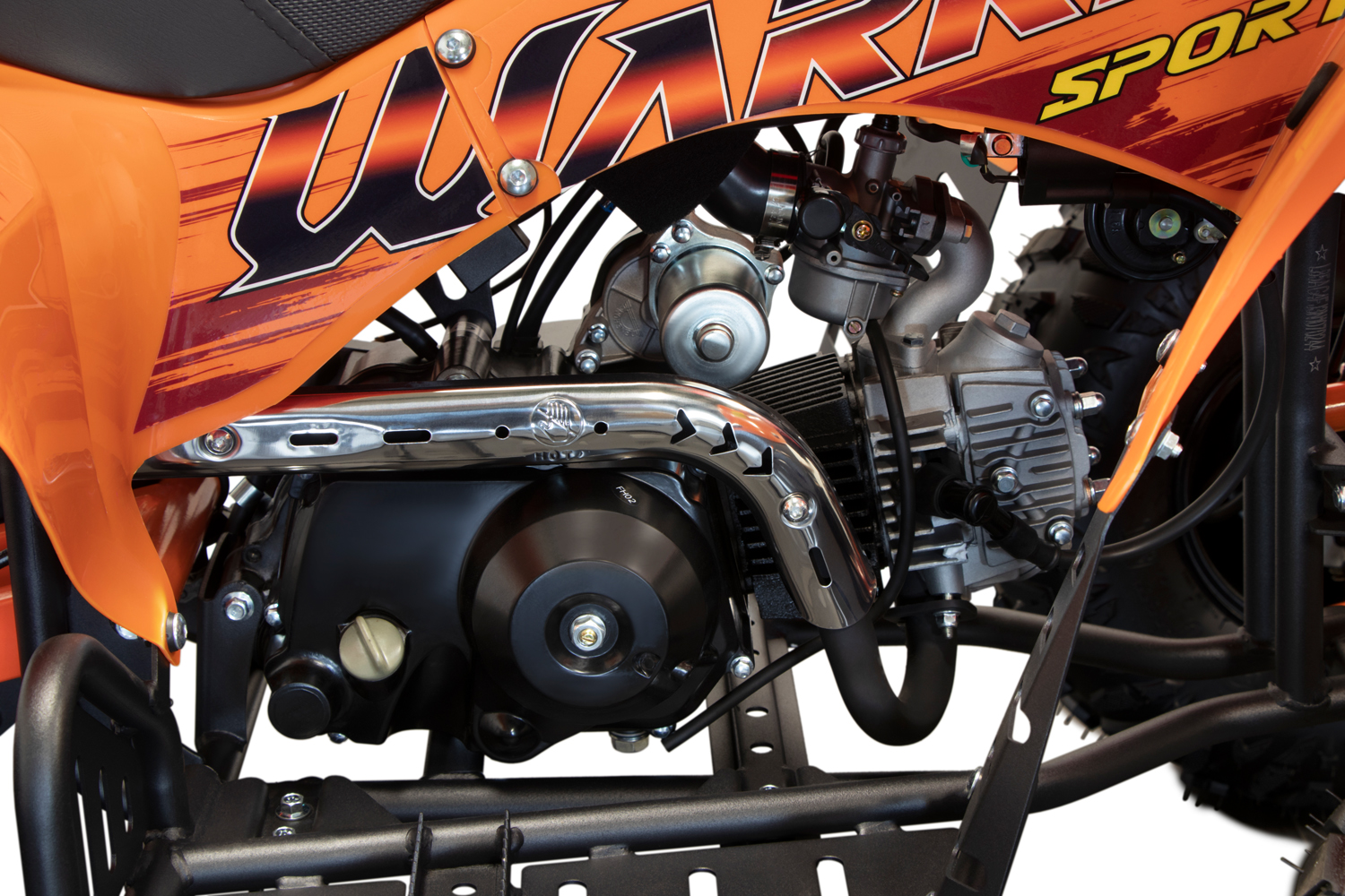 NITRO MOTORS 125cc midi Kinder Quad Warrior 3G8 Sport, Semi-Automatik, Kinderquad mit 8 Zoll, Benzinquad