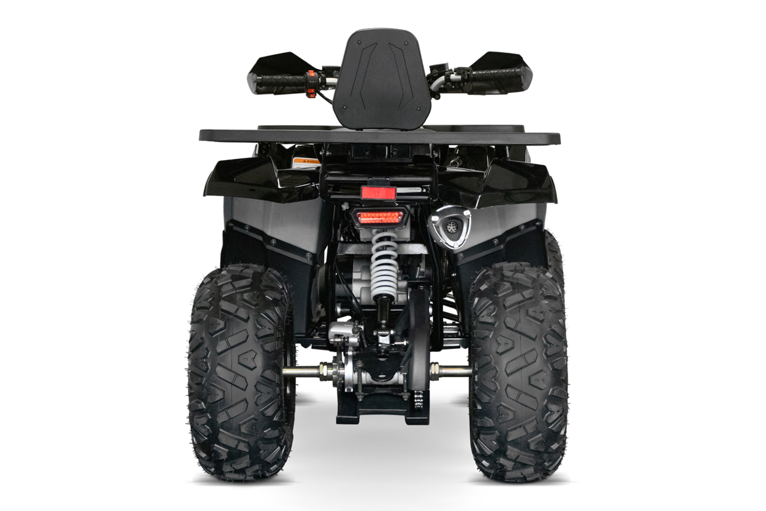 NITRO MOTORS Benzinquad 180cc maxi Quad Rugby V3 CVT RS10 Platin - 10 Zoll