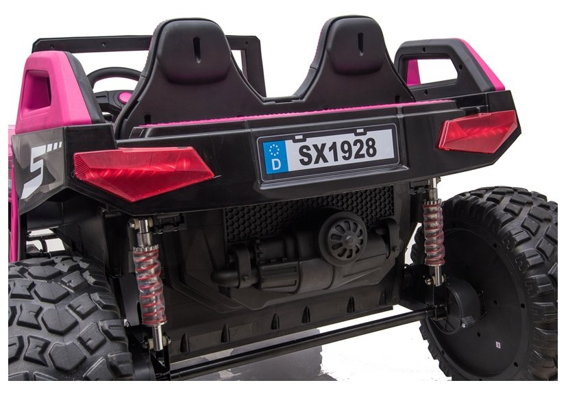 Kinder-Elektrofahrzeug -  9 km/h Elektroauto SX1928 Jeep für Kinder - Geländefahrzeug Doppelsitzer
