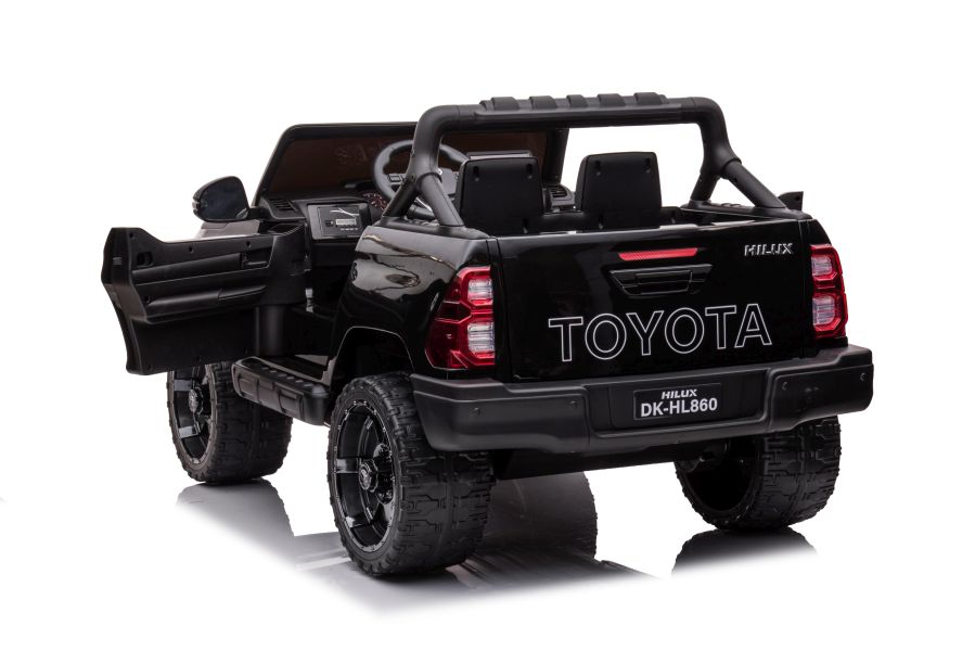XXL Batterieauto - 8 km/h Elektroauto für 2 Kinder, Toyota Hilux, Kinderfahrzeug 2-Sitzer