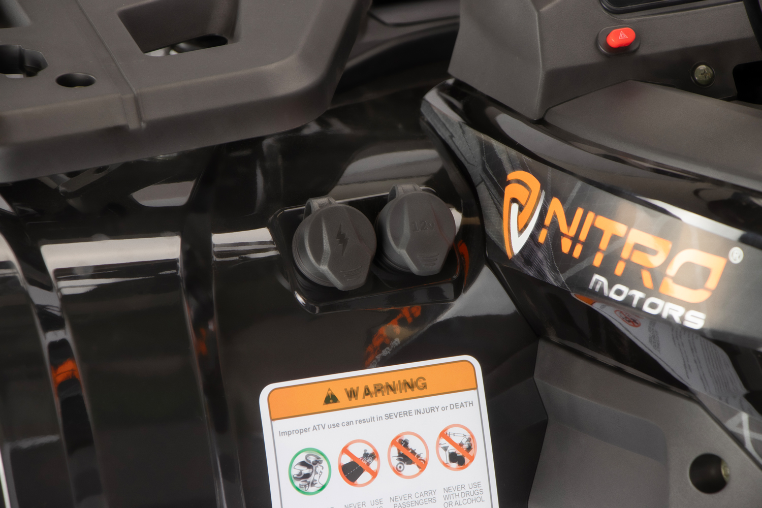 NITRO MOTORS 230cc maxi Quad Tricia CVT RS10 Platin wahlweise Seilwinde und Anhängerkupplung