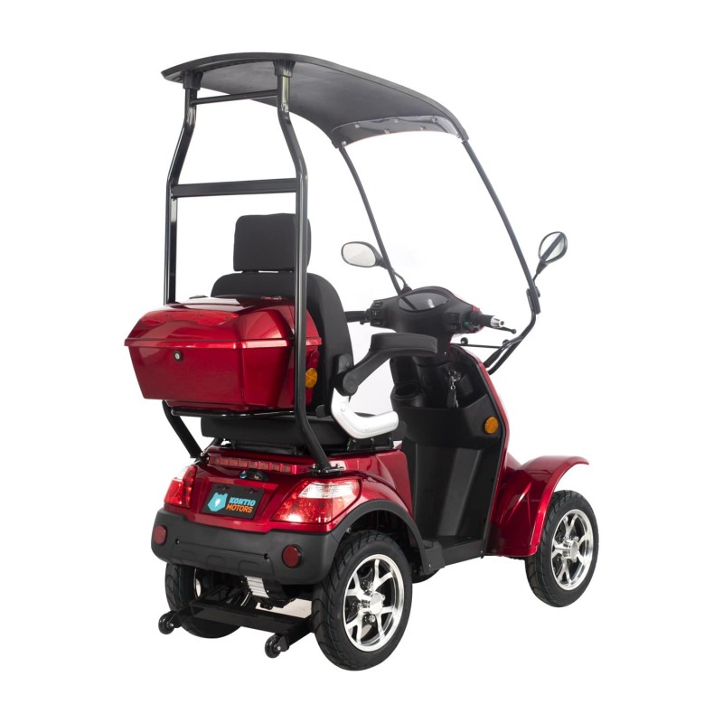 4-Rad Senioren-Roller mit Dach VITA CARE 4000, Seniorenmobil BleiGel / Lithium, vierrädriges Senioren-Quad bis 25 km/h