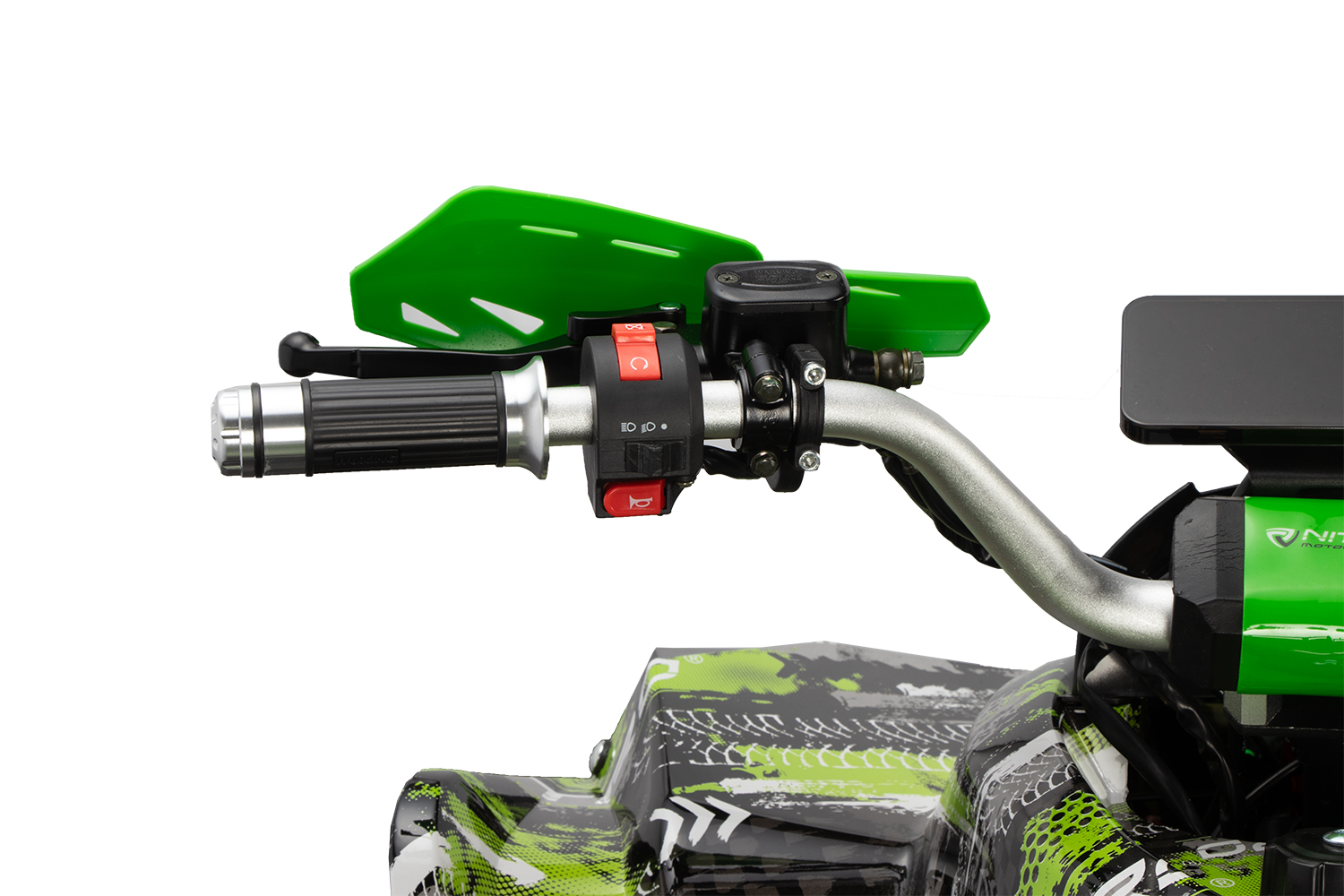 NITRO MOTORS 1500W Elektroquad für Kinder, 60V Eco midi Kinder Quad Warrior Graffiti Sport 8", Wellenantrieb mit Differential