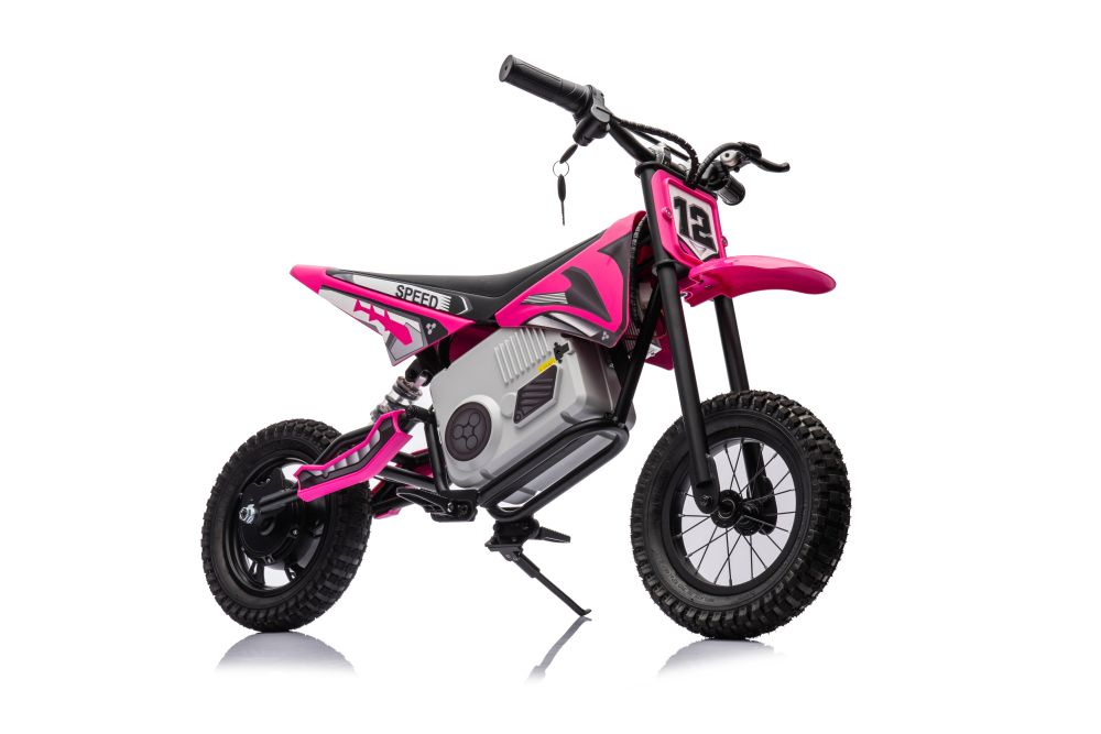 Kinder Dirtbike A9901, Kindermotorcross mit 350 Watt, Elektro-Motorcross bis 15 km/h, Kindermotorrad mit Radnabenmotor