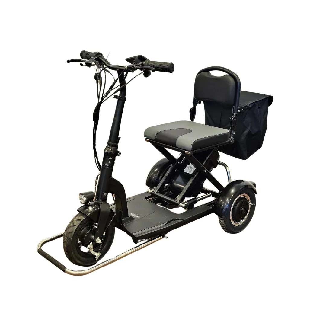 MoBot - klappbares Elektro Dreirad Seniorenmobil 48V 6 km/h - Mobilitätshilfe, 3-Rad Scooter für Senioren, Elektro-Roller für Senioren