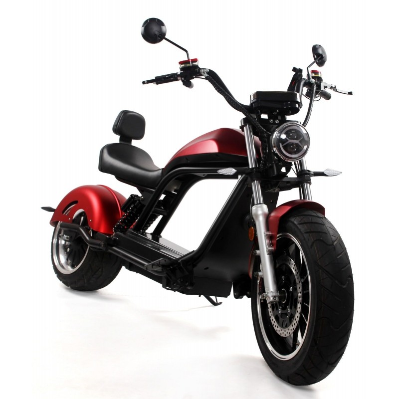 Elektroroller 2-Rad Chopper HL 6.0, Elektro-Roller bis 45 km/h, bis 100 km Reichweite, Elektro-Mofa ab 15 Jahren