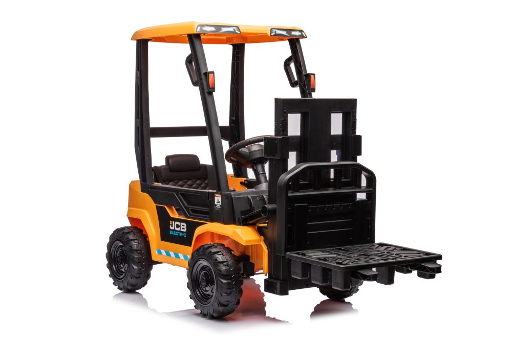 Elektro Kinderauto - Elektro Gabelstapler mit Dach - Einsatzfahrzeug für Kinder, Elektro Stapler 2x45 Watt