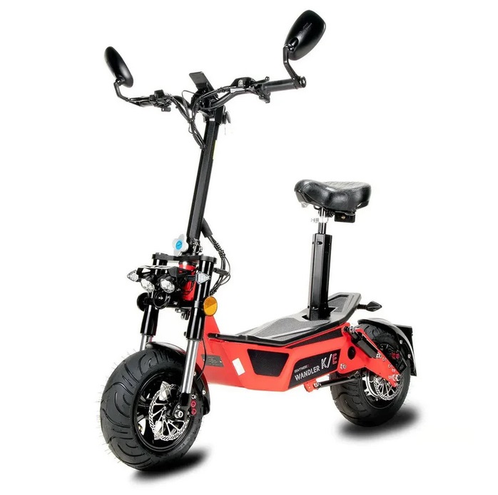 Designed in Germany! E-Scooter Wandler K/E - Elektroscooter 45 km/h, Elektroroller 1500 Watt
