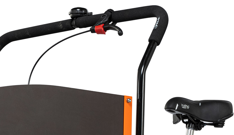Transportfahrrad Jumbo, Lastenfahrrad von Pfau-Tec mit großer Transportkiste