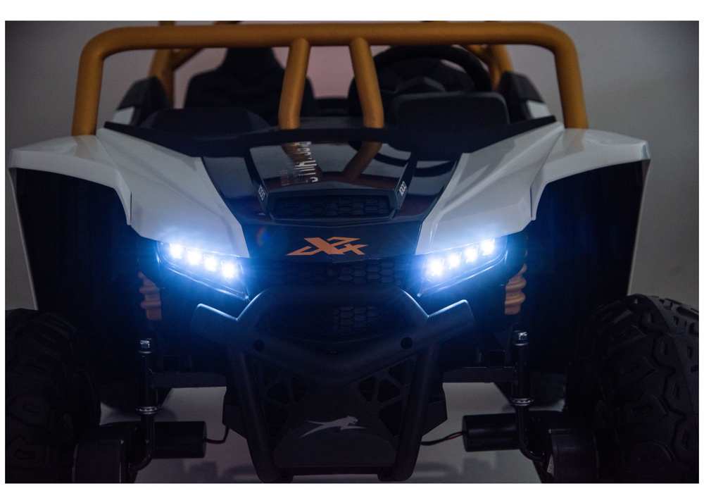 Großes Kinder Elektroauto Buggy Arctic CAT WILDCAT XX 2-Sitzer, Elektrofahrzeug mit 4x200 Watt