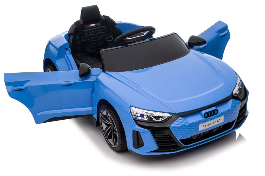 Elektro Kinderauto Audi E-Tron GT, Kinderfahrzeug mit Gaspedal zum Fahren, Elektroauto für Kinder