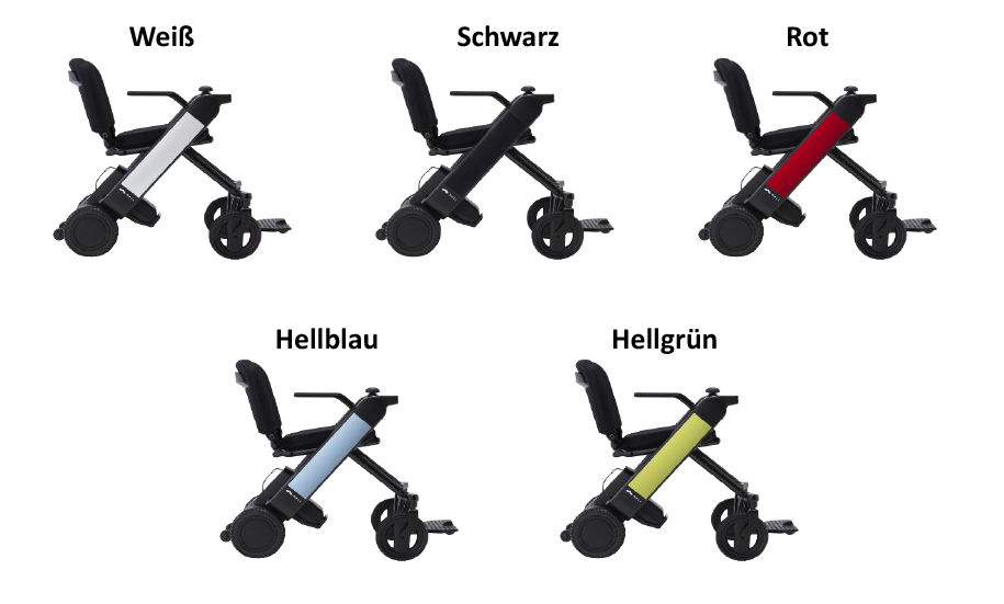 Elektro Rollstuhl Whill F - elektrischer Rollstuhl - Reichweite 20 km - klappbar, E-Rollstuhl, Mobilitätshilfe