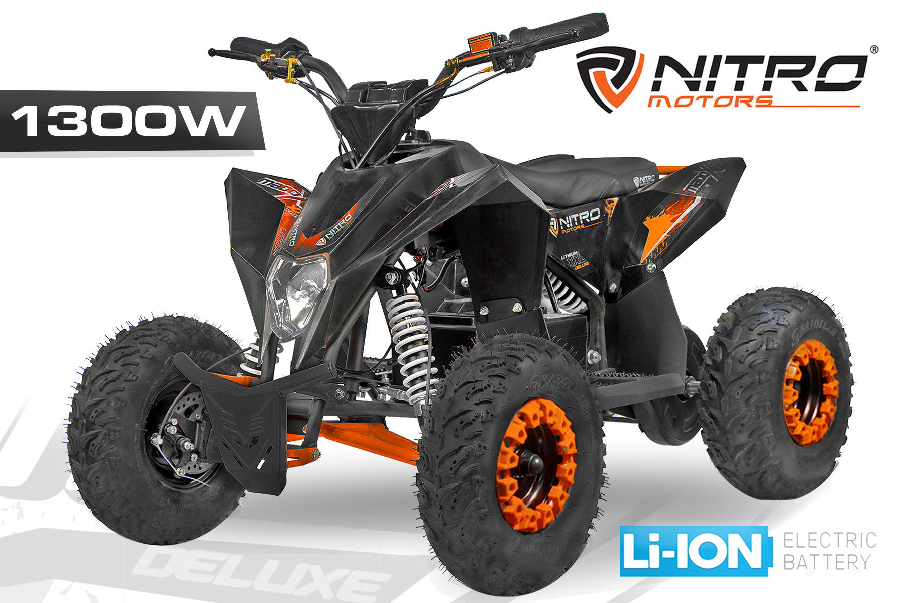 Elektro Kinderquad Eco midi Madox DLX 6 1300 Watt - 6 Zoll Lithium Akkupack