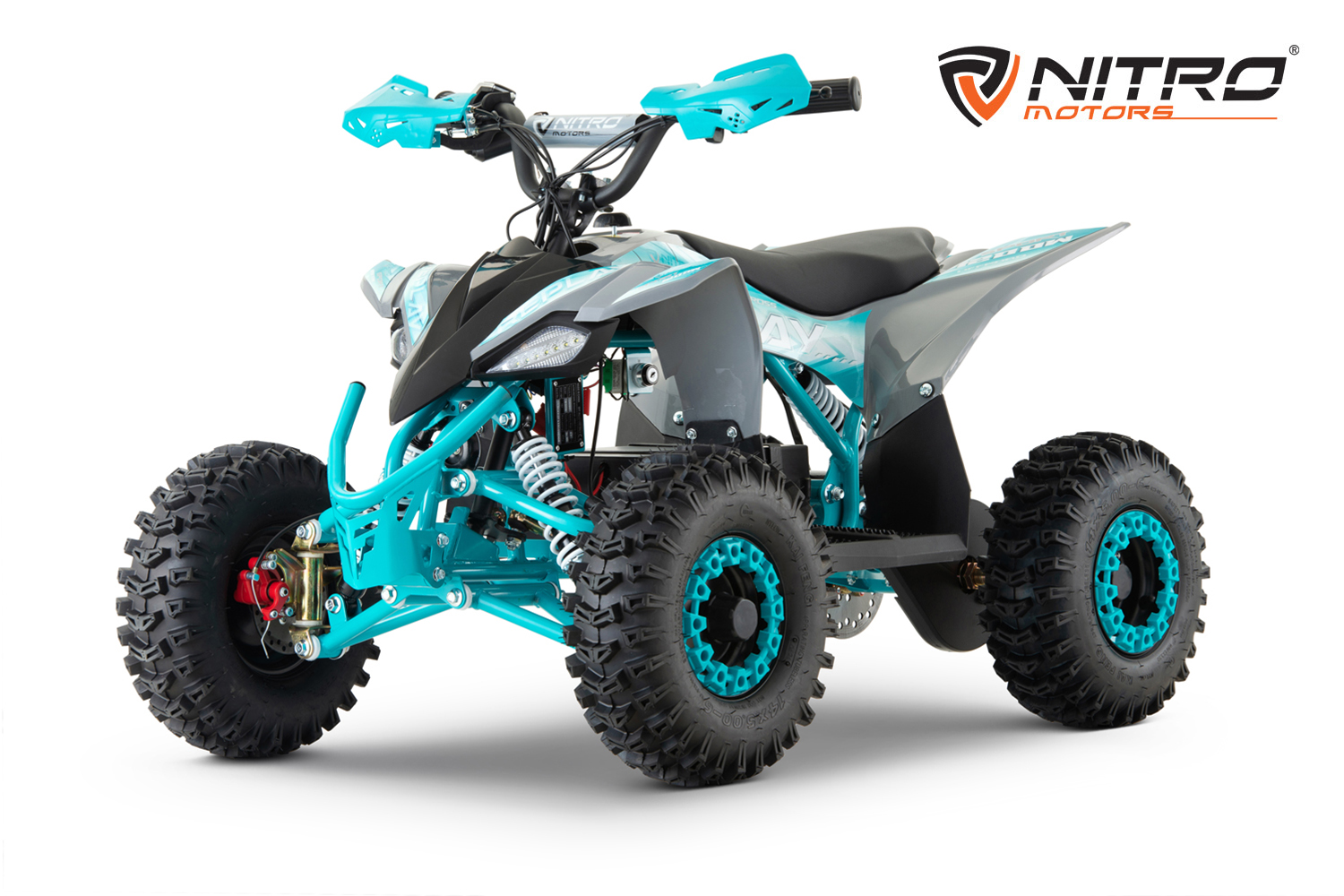 NITRO MOTORS 1200W 48V Eco mini Kinder Quad Replay Snowy Tire XL Sport 6 Zoll