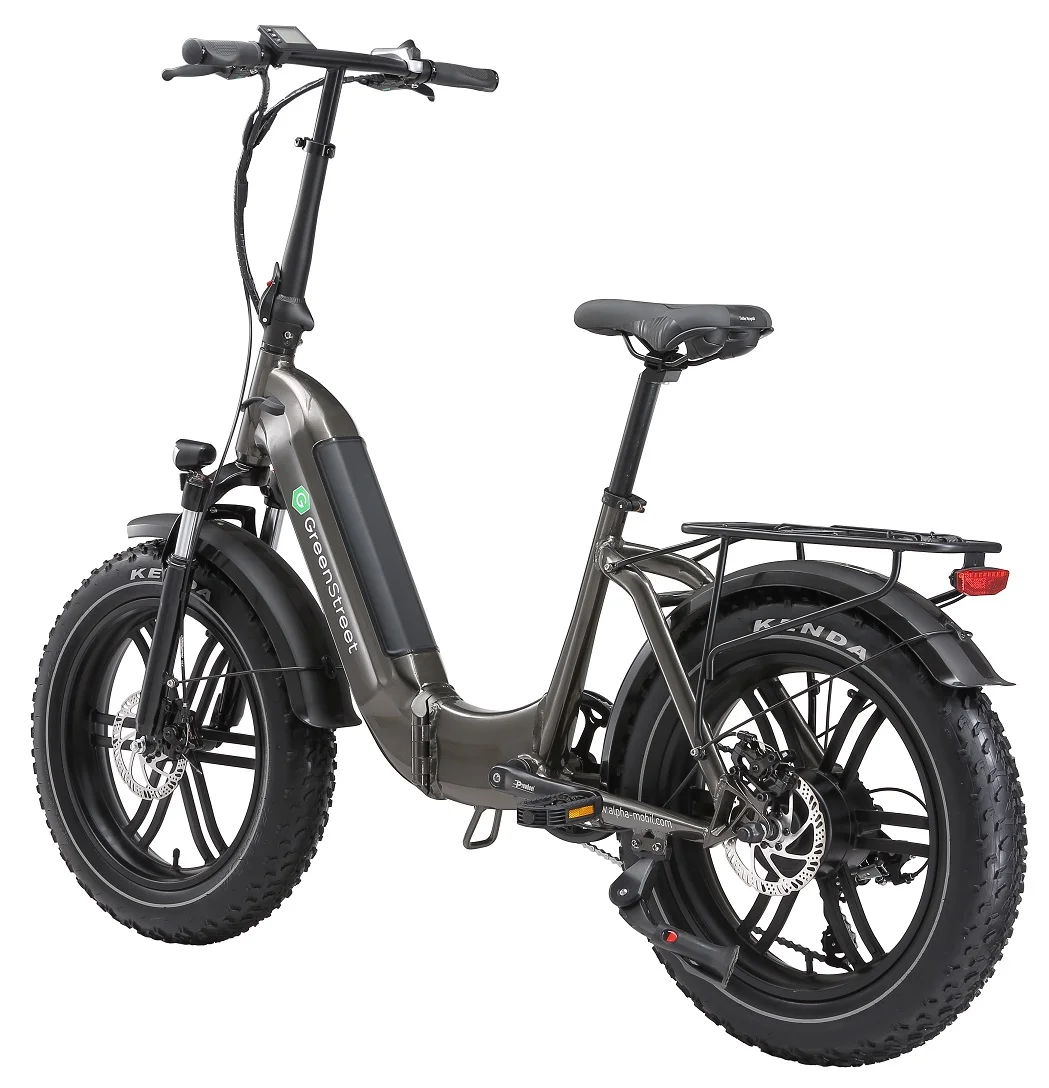 E-Bike Tiefeinsteiger Klapprad GS5 von GreenStreet, Ebike mit 250 Watt, Klappfahrrad mit tiefem Einstieg, Faltrad 20 Zoll