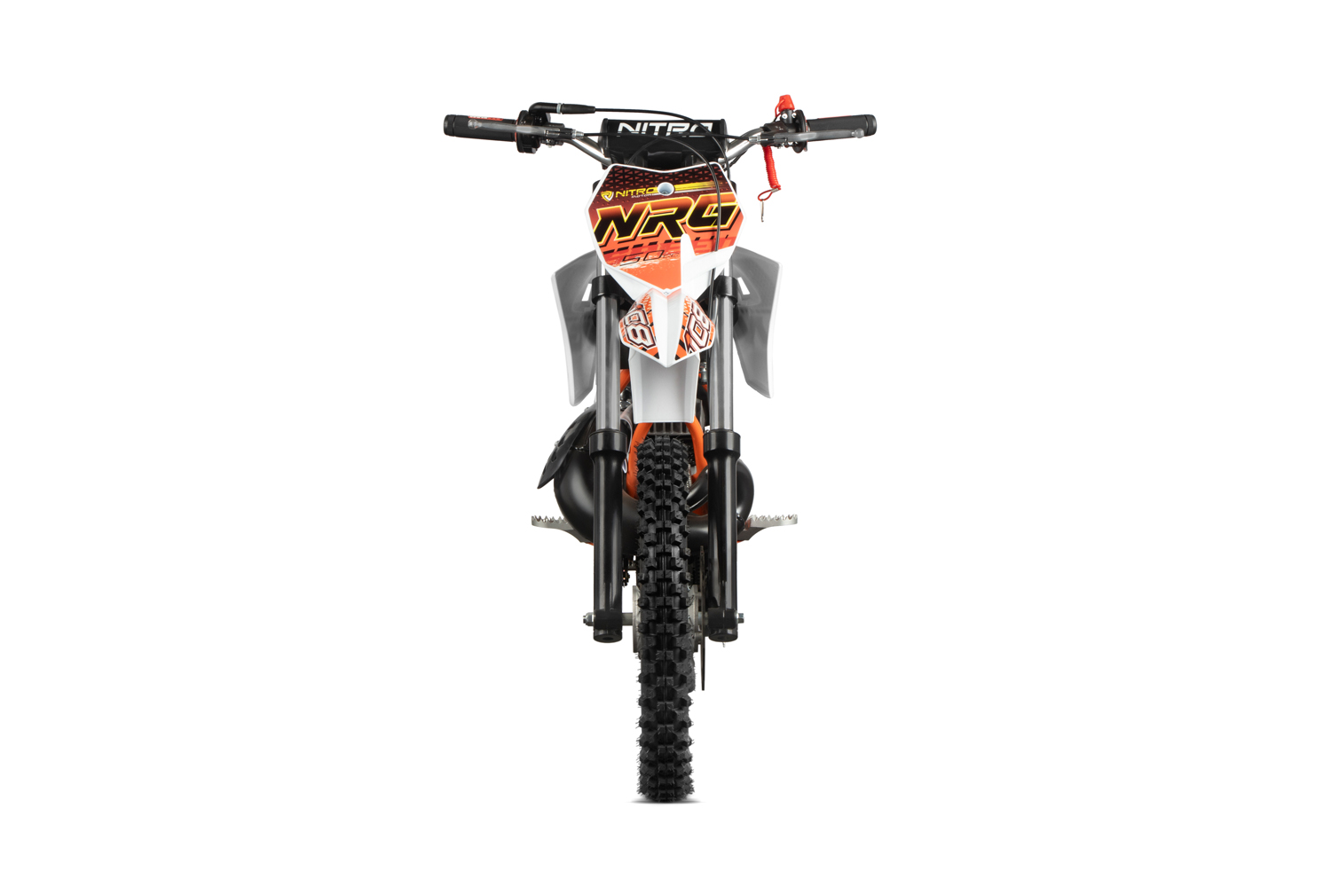NITRO MOTORS 50cc midi Kinder Dirtbike NRG50 14/12 Zoll, Kinder Motorcross Bike, Kindermotorrad