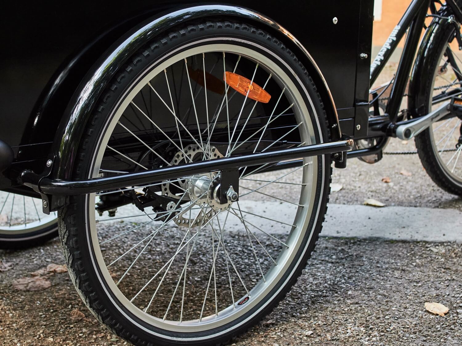 Transportfahrrad klassisch, Lastenfahrrad große Transportkiste für 2 Kinder inkl. Regenschutz