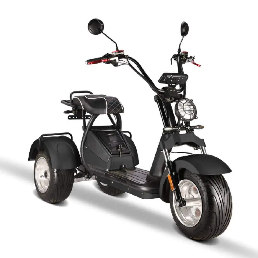 E-Trike HM7 Elektro-Roller - 4000W - Neigungsmechanismus Elektro-Trike mit Straßenzulassung